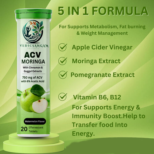 Vedic Sangam ACV Moringa: Organic Wellness Elixir for Digestion & Immunity